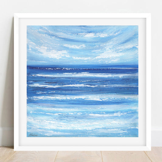 Abstract Ocean Print