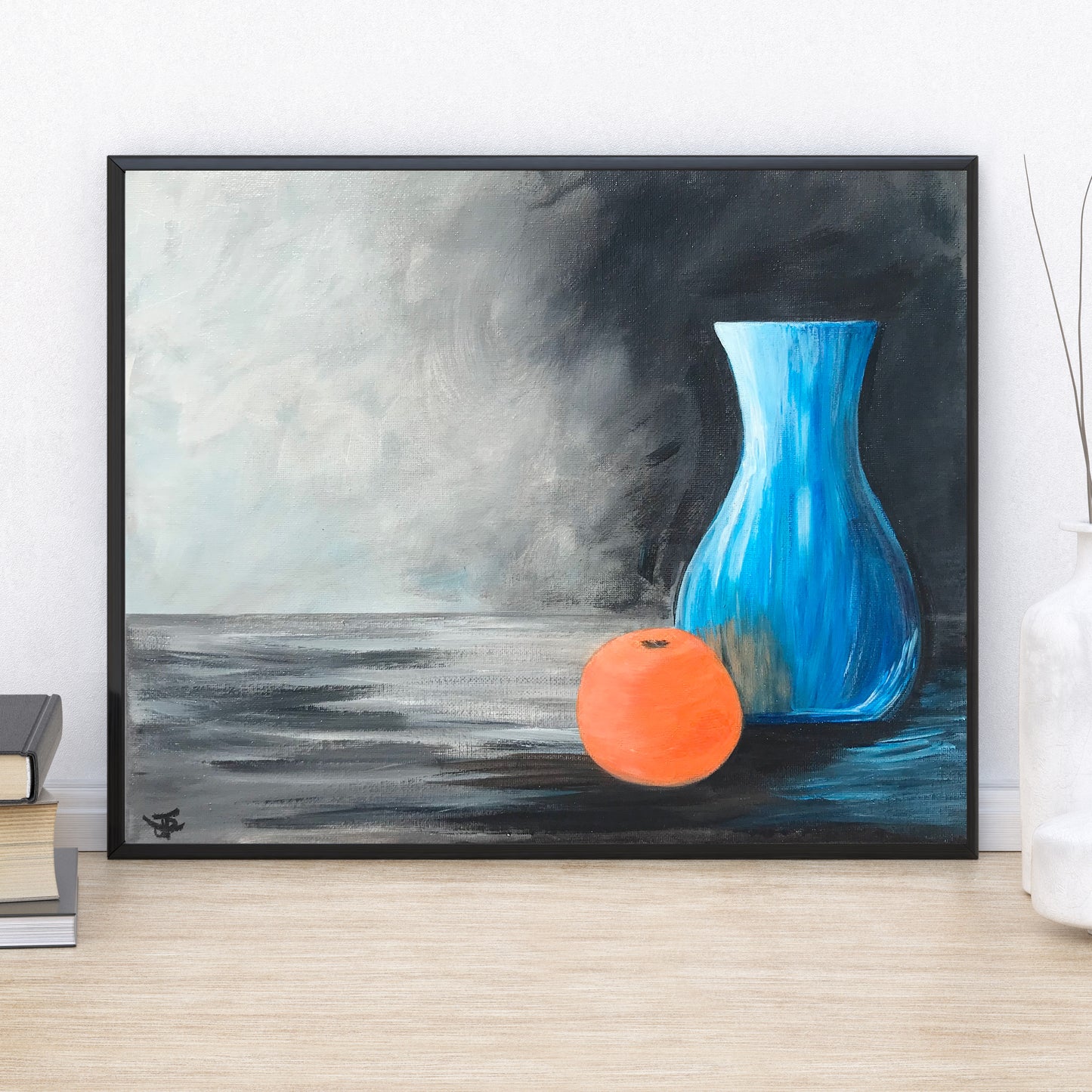 Still Life With Orange Painting