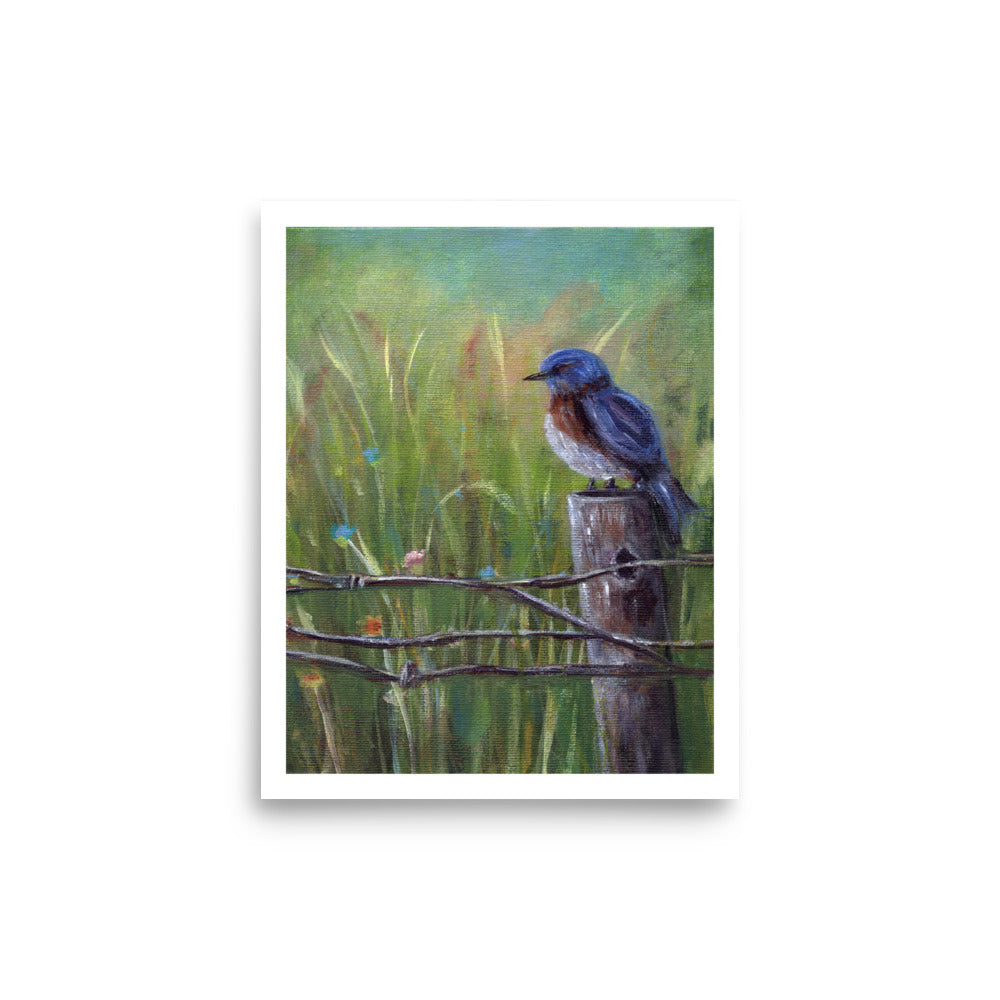 **New Release! Bird on a Post Print